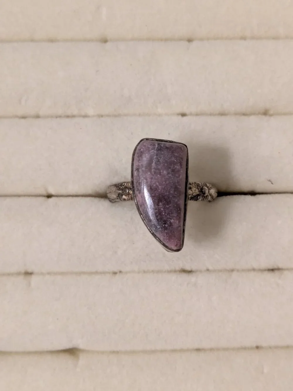 925 Silver Ring With Stone Size 9